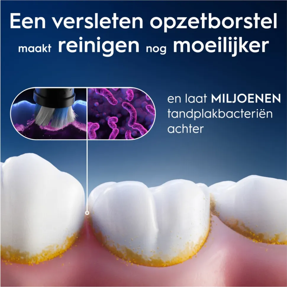 Oral-B Opzetborstels iO Gentle Care Wit 6 stuks
