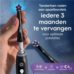 Oral-B Opzetborstels iO Radiant White Zwart 8 stuks