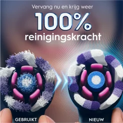 Oral-B Opzetborstels iO Radiant White Zwart 8 stuks