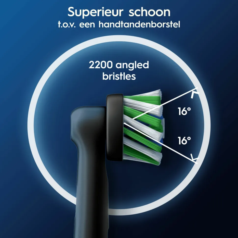 Oral-B Opzetborstels Pro Cross Action Zwart 8 stuks