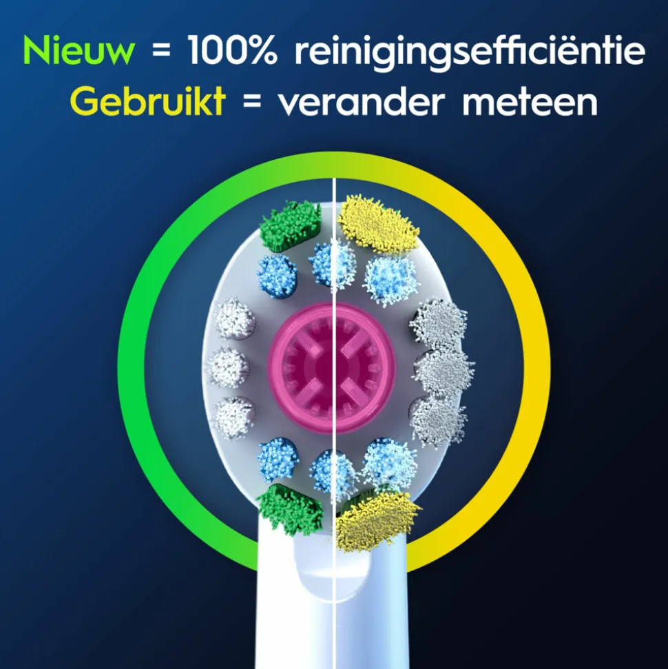 Oral-B Opzetborstels Pro 3D White 4 stuks