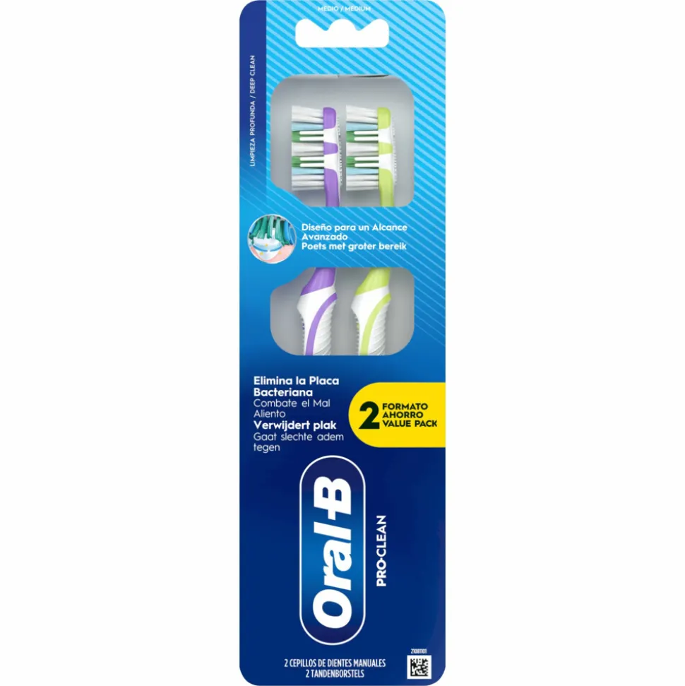 Oral-B Tandenborstel Pro-Clean 2 stuks