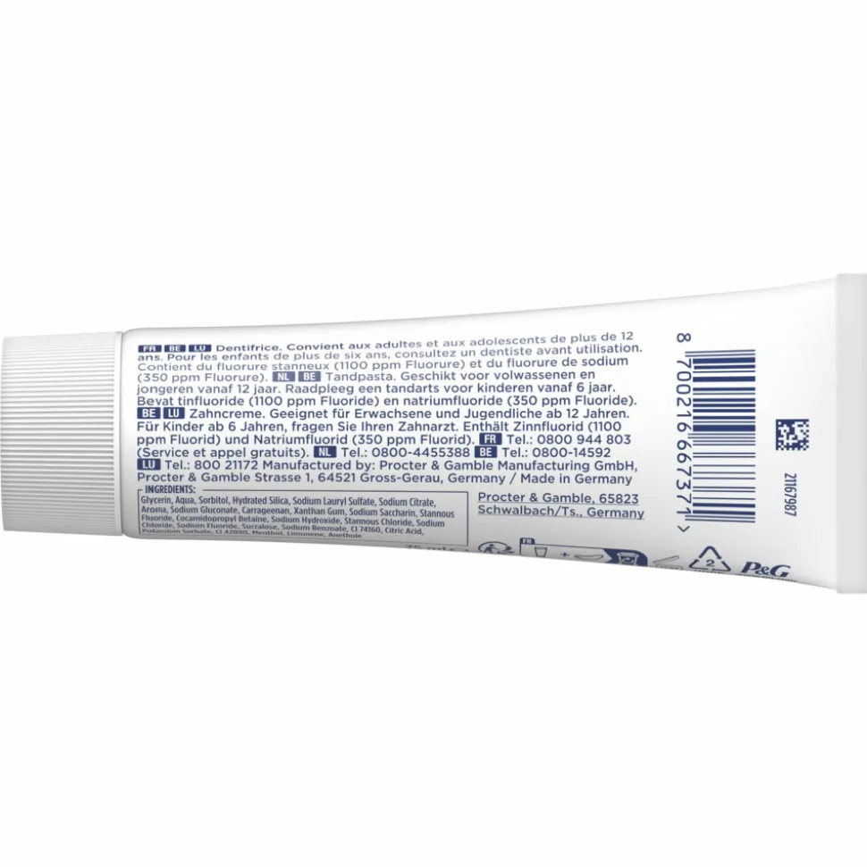 Oral-B Tandpasta Professional Glazuurversterkend Extra Fris 75 ml