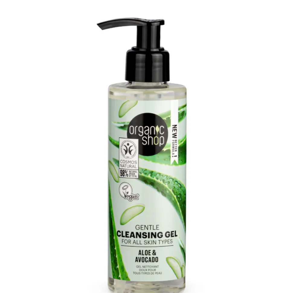 Organic Shop Cleansing Gel Avocado and Aloe 200 ml