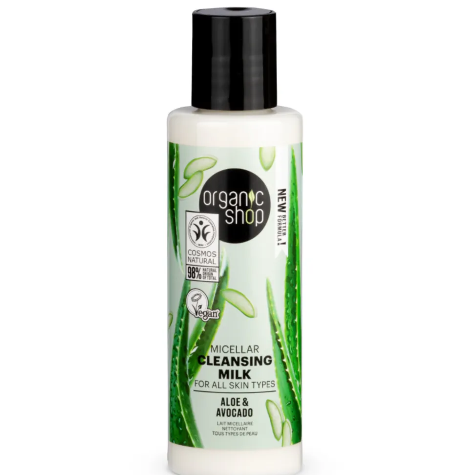 Organic Shop Reinigingsmelk Avocado and Aloe 150 ml