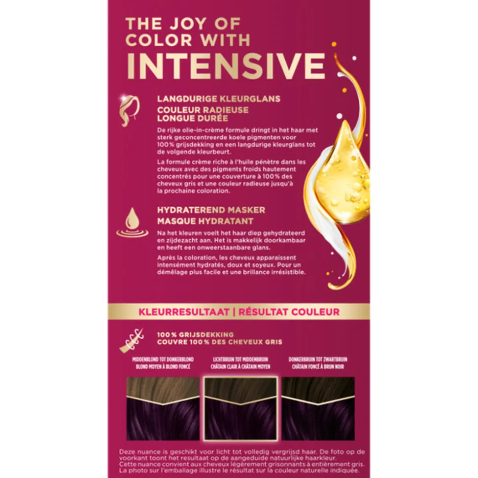 Palette Intensive Creme Haarkleuring 4-99 Aubergine