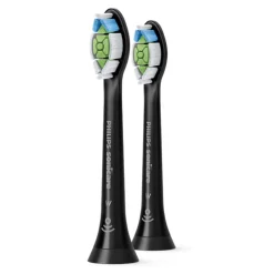 Philips Sonicare Opzetborstels Optimal White W2 Zwart 2 stuks