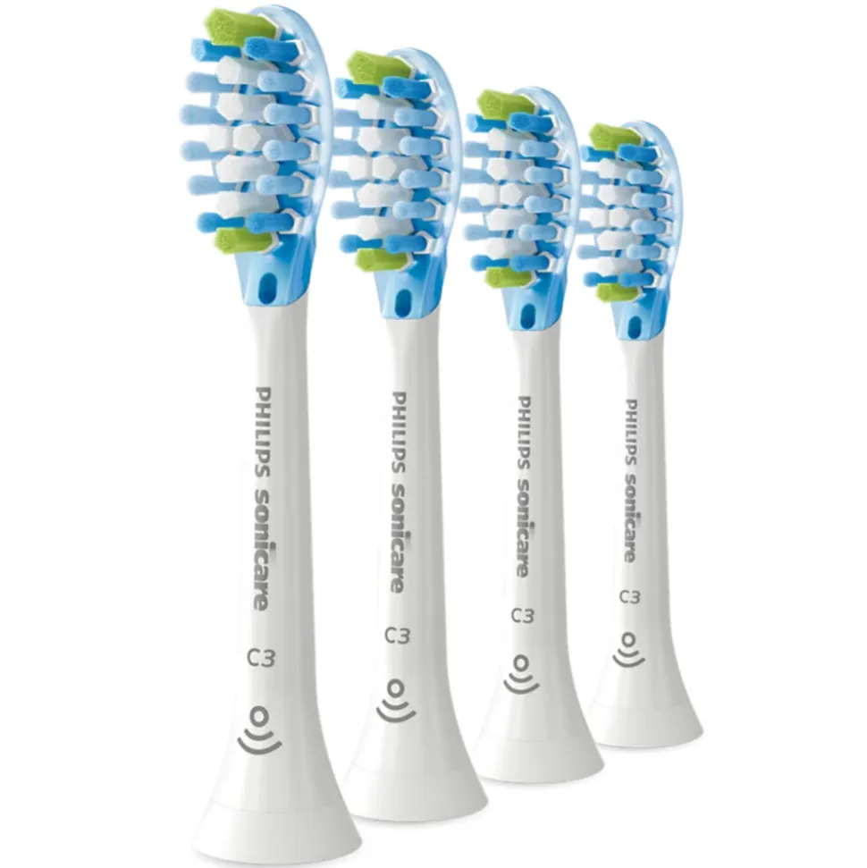 Philips Sonicare Opzetborstels Premium Plaque Defence C3 Wit 4 stuks