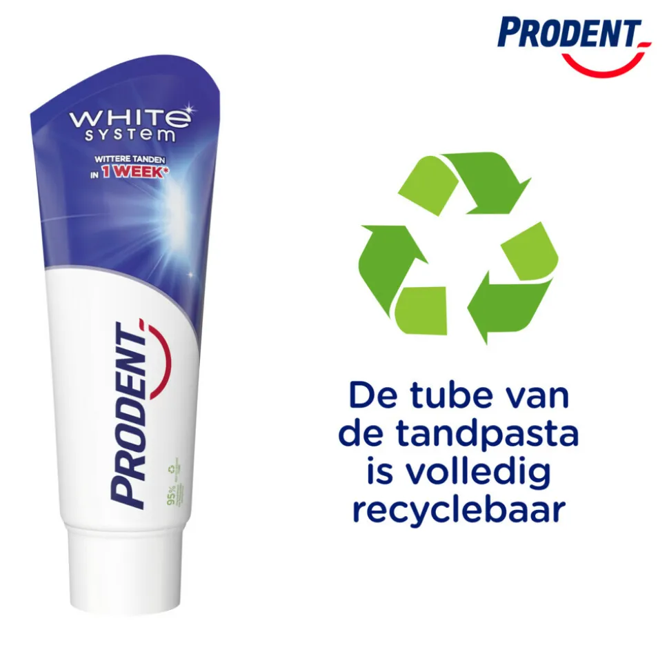 Prodent Tandpasta White System 75 ml