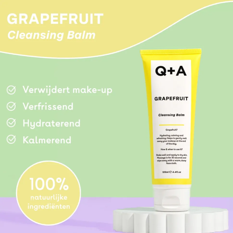 Q+A Grapefruit Cleansing Balm 125 ml