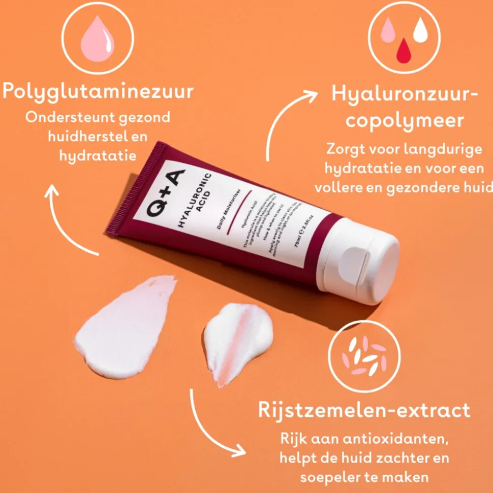 Q+A Hyaluronic Acid Daily Moisturiser 75 ml
