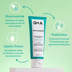 Q+A Niacinamide Exfoliating Cleanser 125 ml