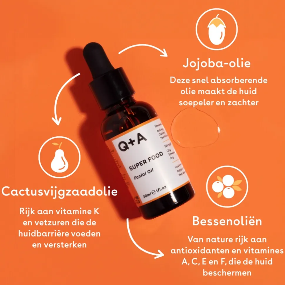 Q+A Superfood Gezichtsolie 30 ml