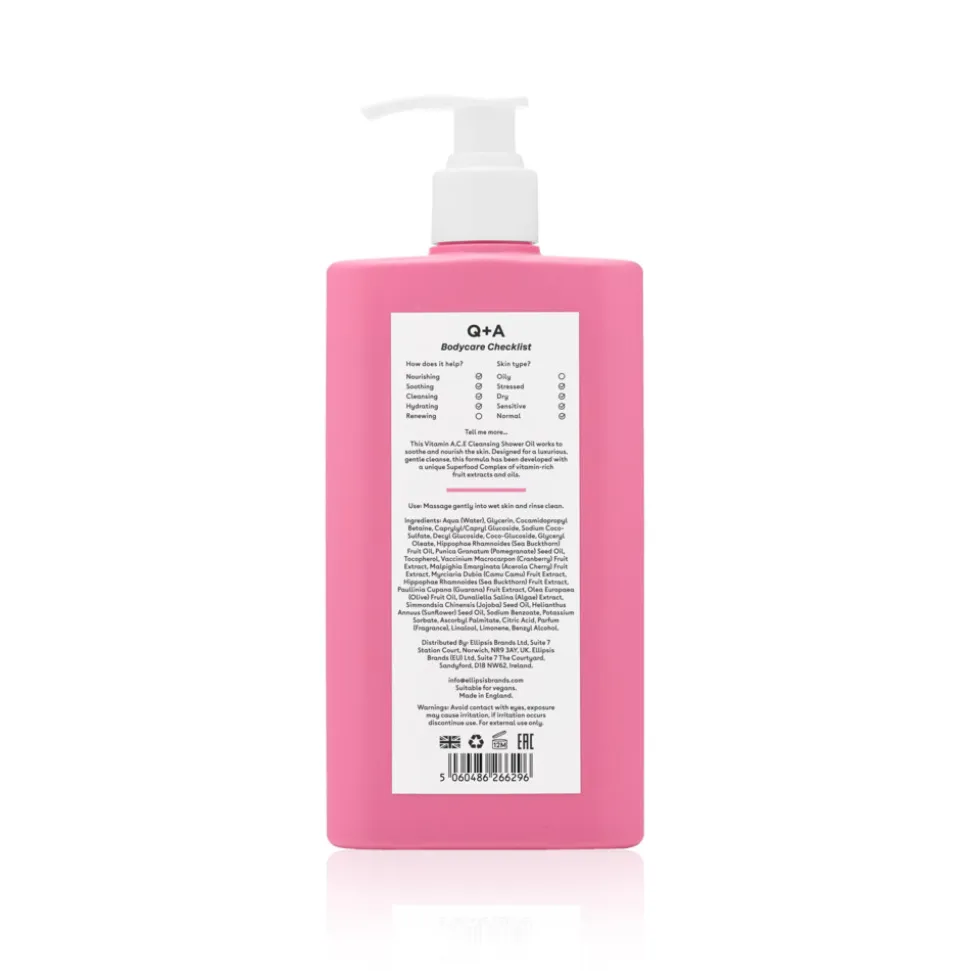 Q+A Vitamin A.C.E. Shower Oil 250 ml