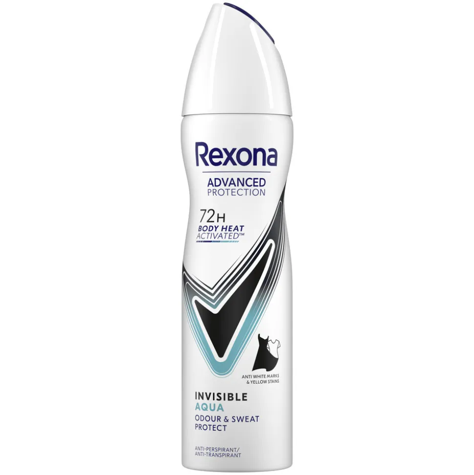 Rexona Deodorant Spray Advanced Protection Invisible Aqua 150 ml