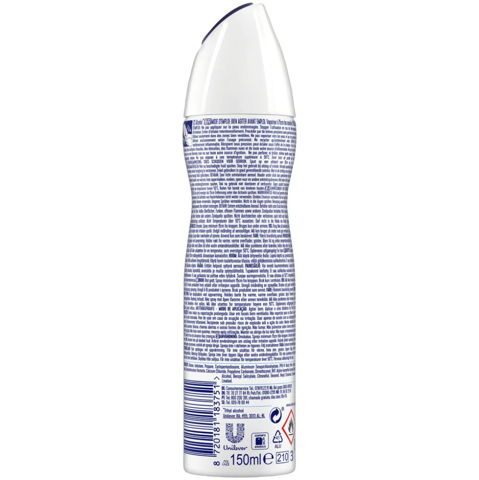 Rexona Deodorant Spray Advanced Protection Cotton Dry 150 ml