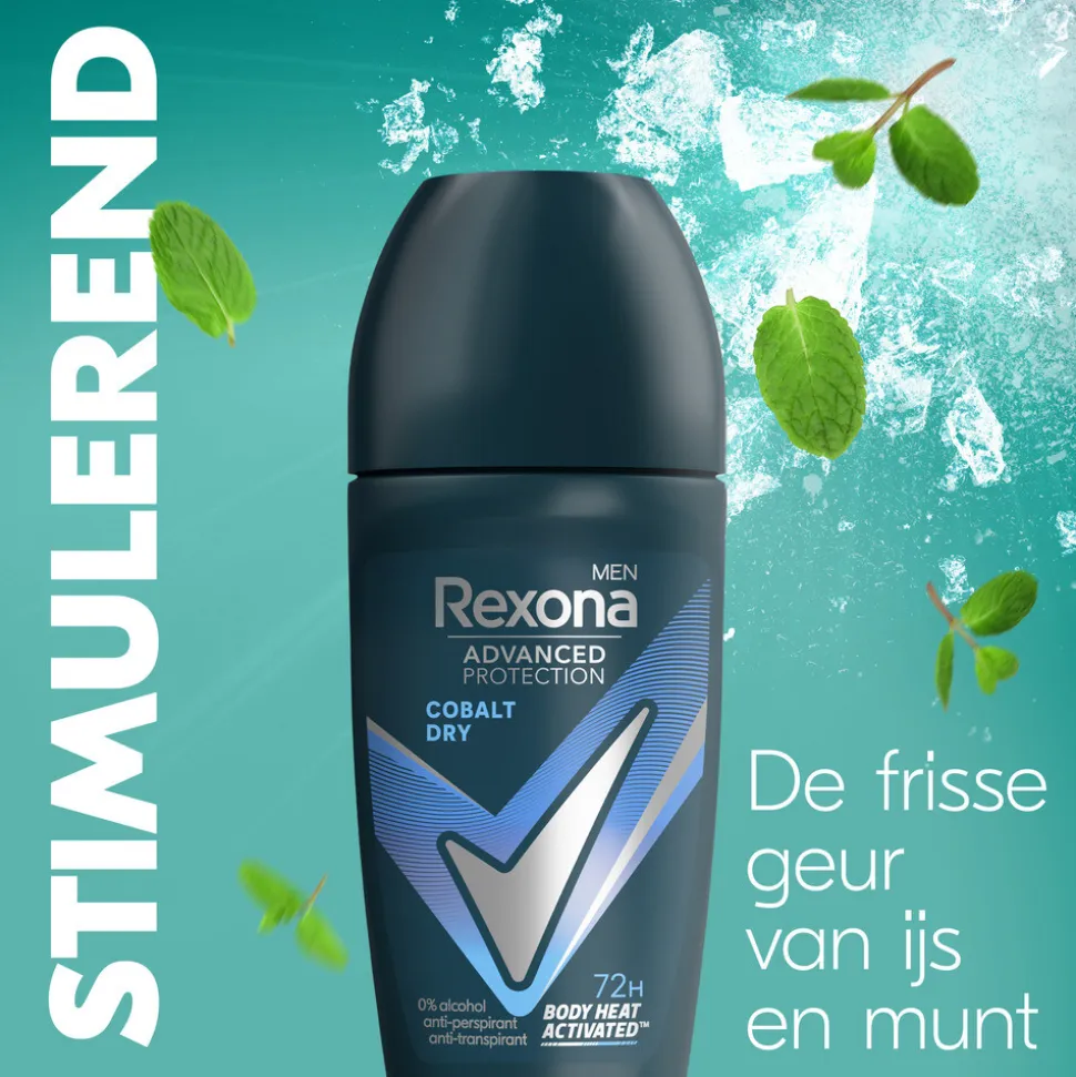 Rexona Men Deodorant Roller Advanced Protection Dry Cobalt 50 ml