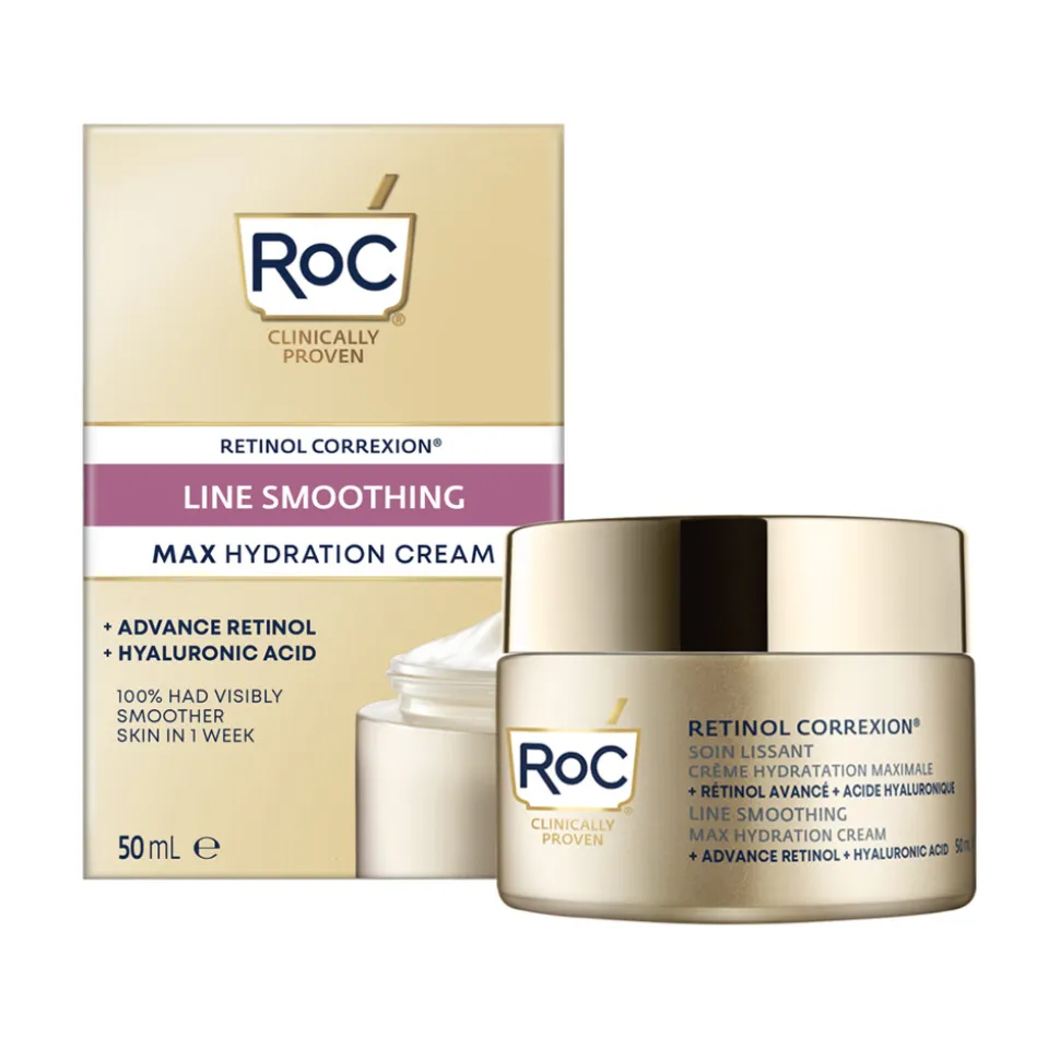 RoC Retinol Correxion Gezichtscrème Smoothing Max Hydration 50 ml