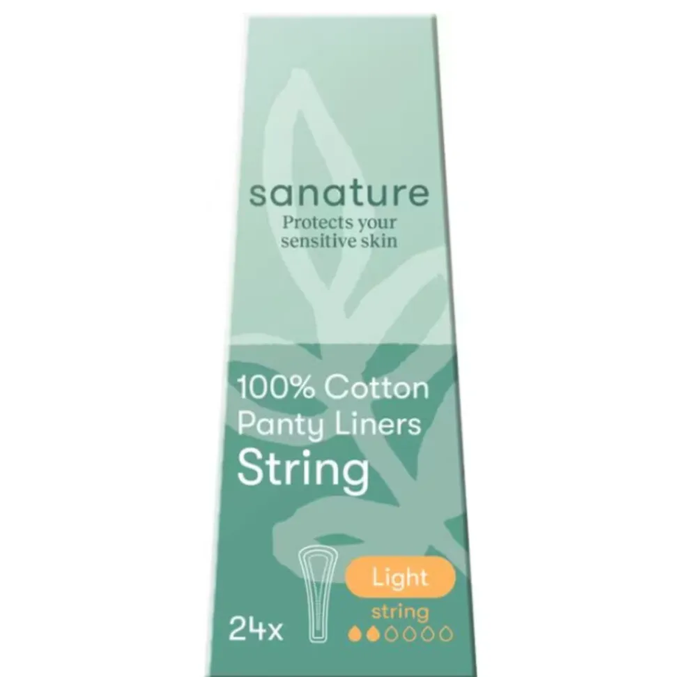 Sanature 100% Katoenen Inlegkruisjes String 24 stuks