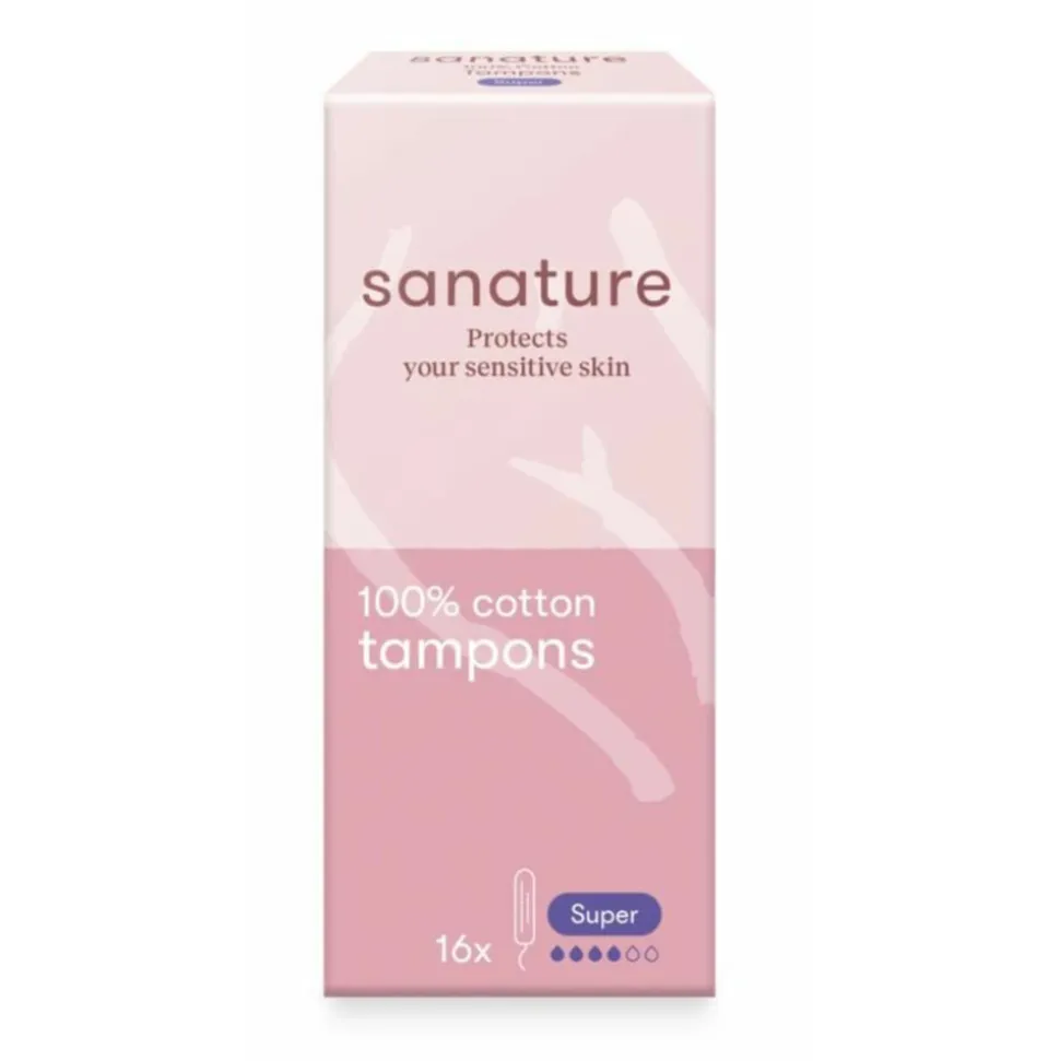 Sanature Tampons Super 16 stuks