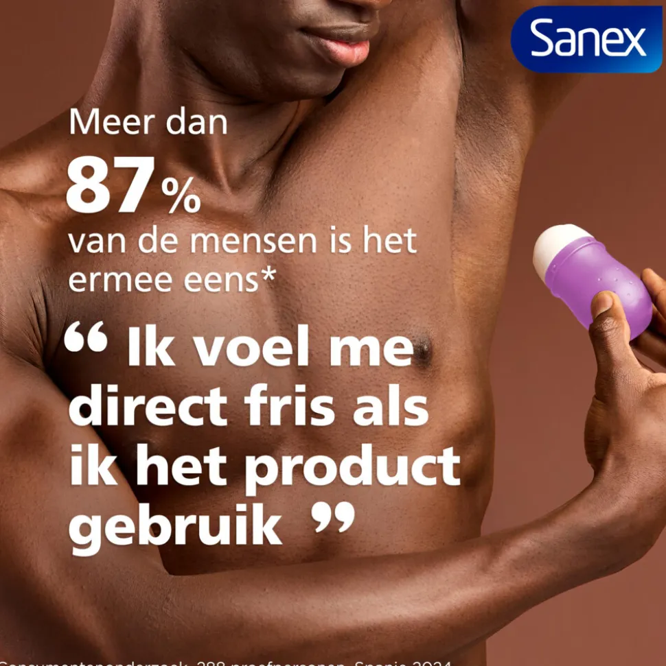 Sanex Deodorant Roller Dermo Invisible 53 ml