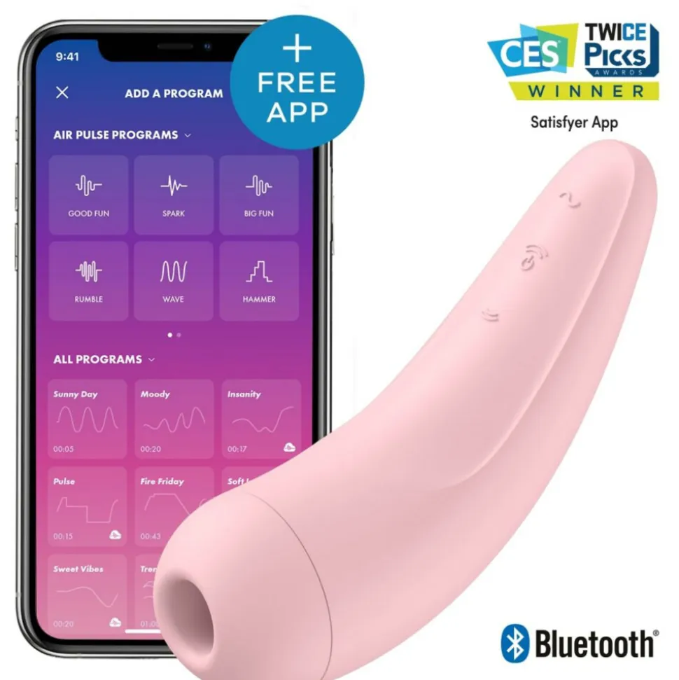 Satisfyer Vibrator Curvy 2+ Roze