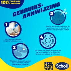Scholl GelActiv Inlegzolen Casual Large Maat 41-46.5 1 paar