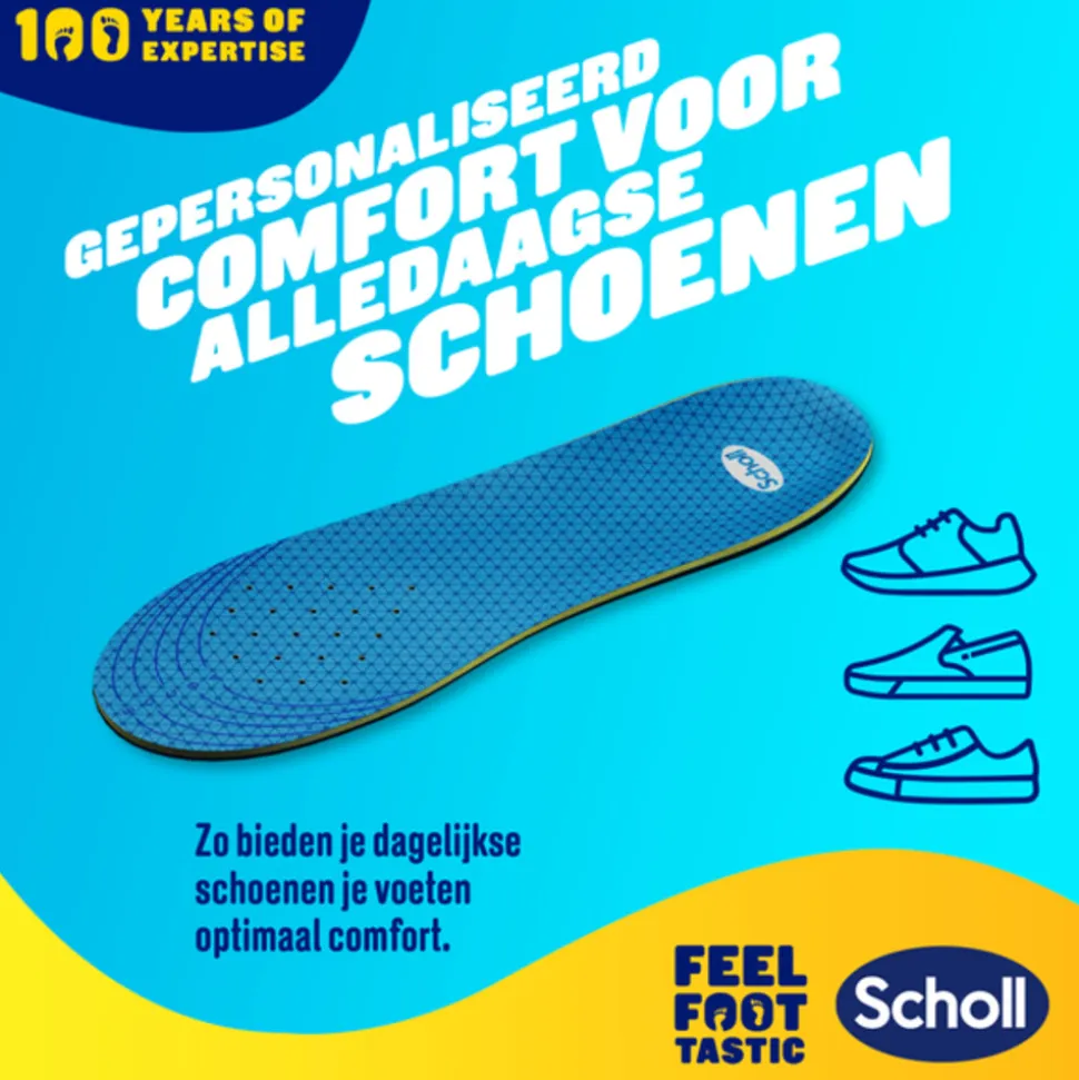 Scholl GelActiv Inlegzolen Casual Small Maat 35.5-40.5 1 paar