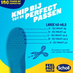 Scholl GelActiv Inlegzolen Professioneel Large Maat 41-46.5 1 paar