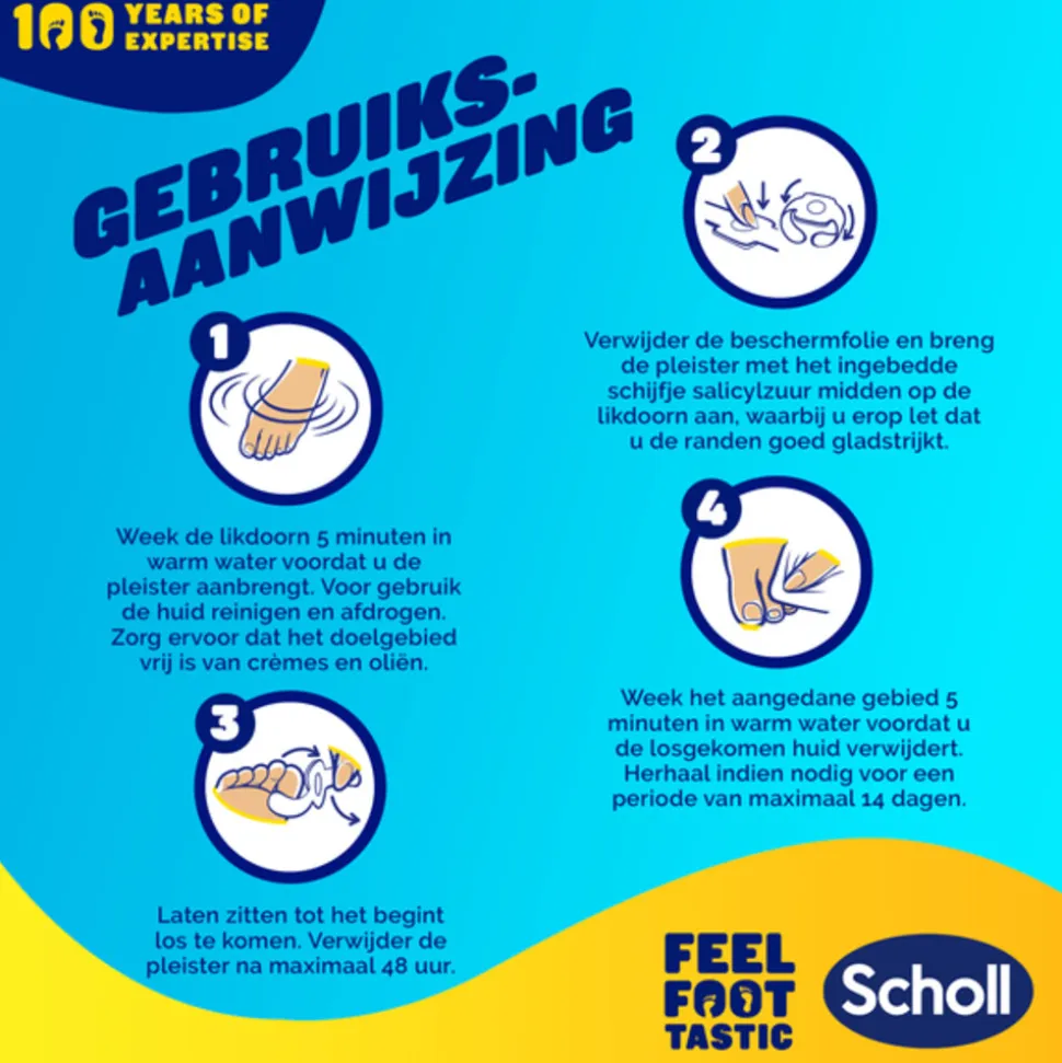 Scholl Likdoorn Verwijderpleisters 8 stuks