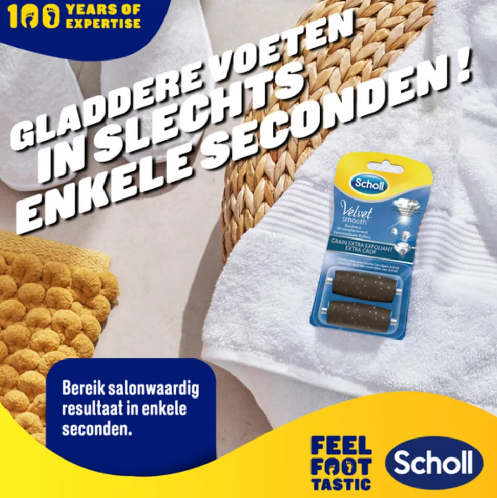 Scholl Velvet Smooth Express Pedi Extra Grof Navulling 2 stuks