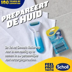 Scholl Velvet Smooth Express Pedi Regular Navulling 2 stuks