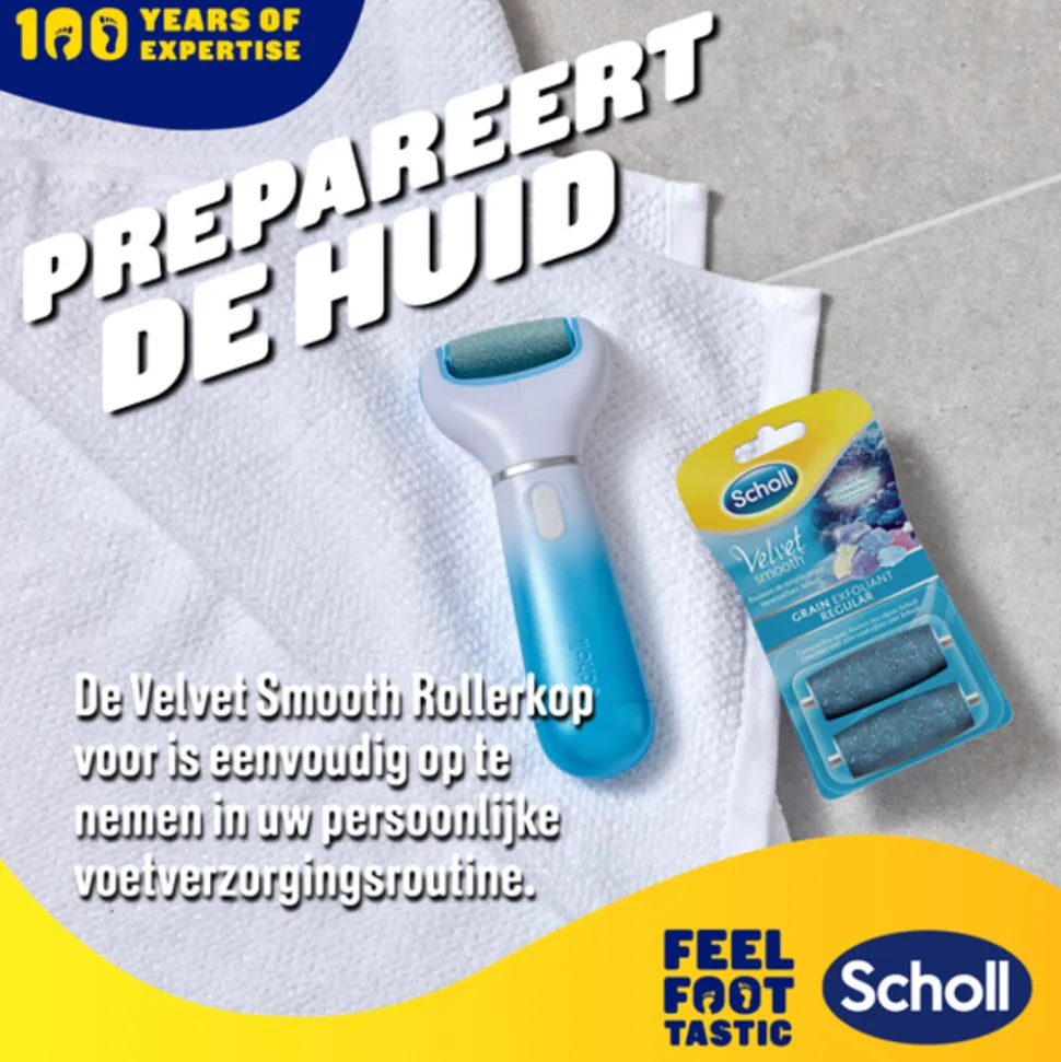 Scholl Velvet Smooth Express Pedi Regular Navulling 2 stuks