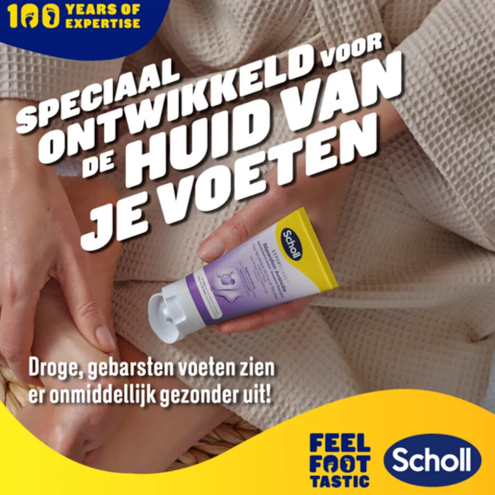 Scholl Voetcrème Geavanceerd Herstel 150 ml