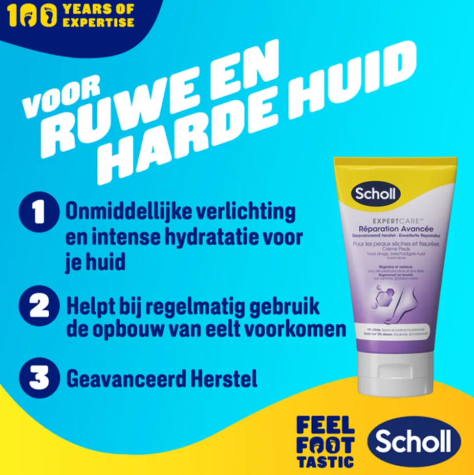 Scholl Voetcrème Geavanceerd Herstel 150 ml