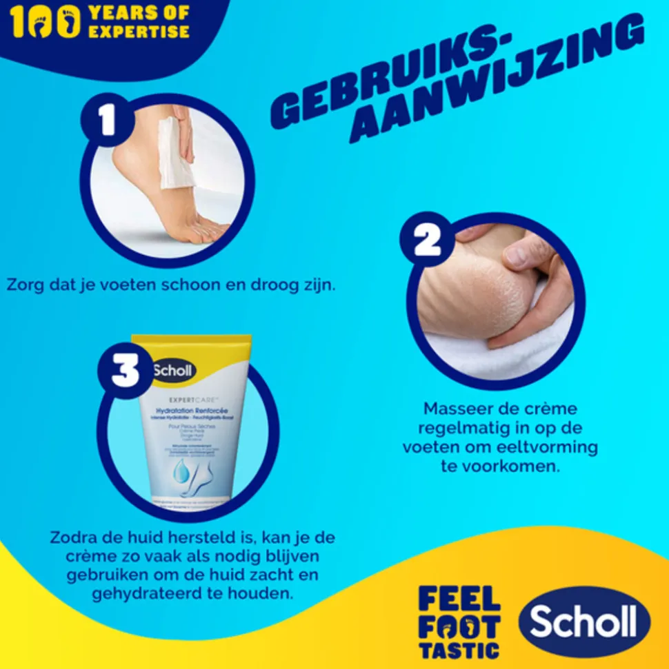 Scholl Voetcrème Intense Hydratatie 150 ml