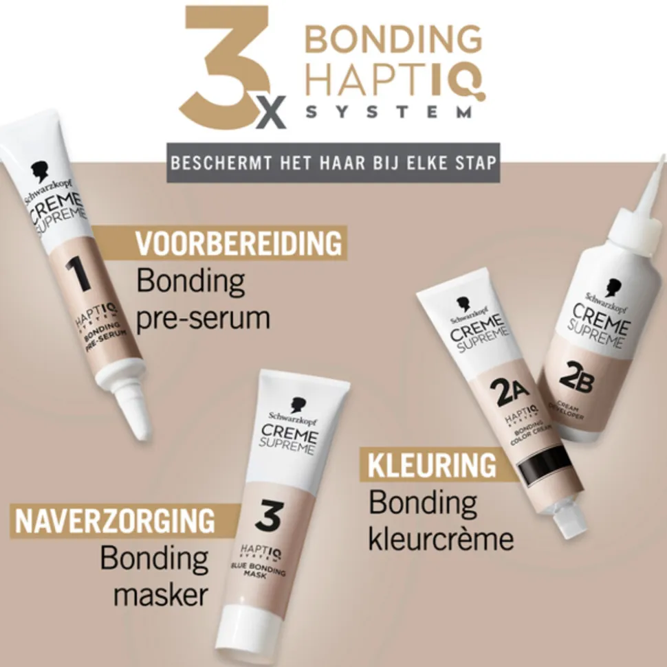 Schwarzkopf Creme Supreme Haarkleuring 7-42 1 set
