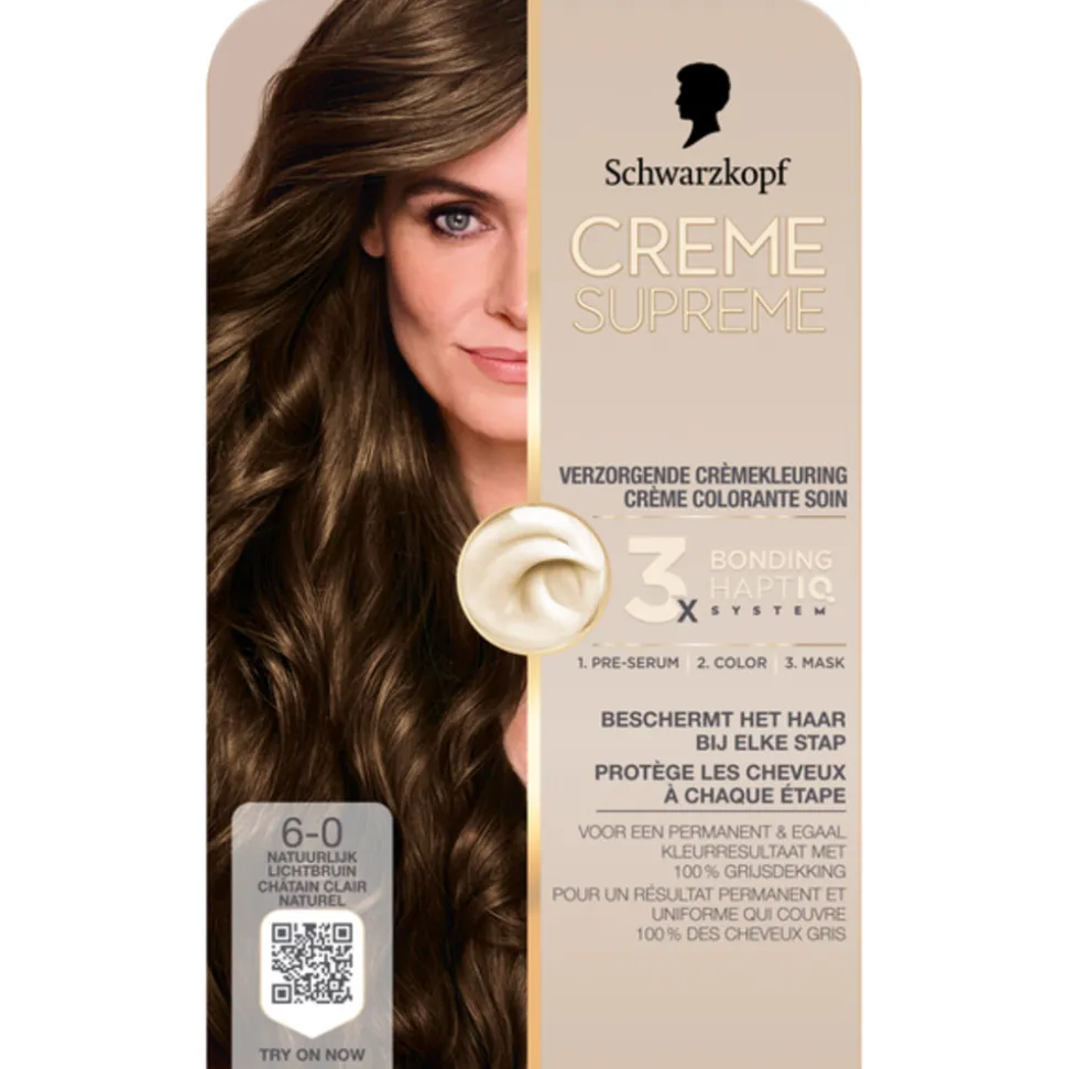 Schwarzkopf Creme Supreme Haarkleuring 6-0 1 set