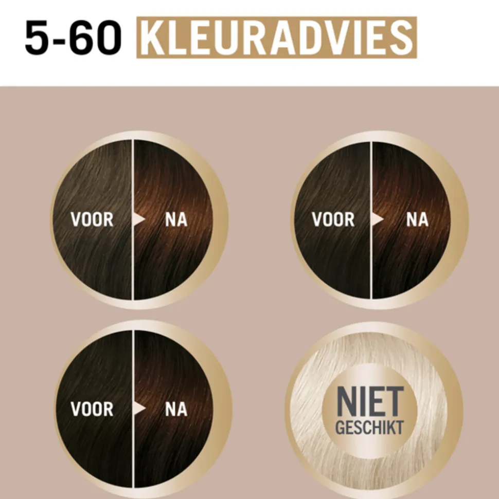 Schwarzkopf Crème Suprème Haarkleuring 5-60 1 set