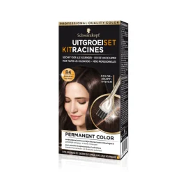 Schwarzkopf Uitgroeiset Haarverf Donkerbruin R4 1 set