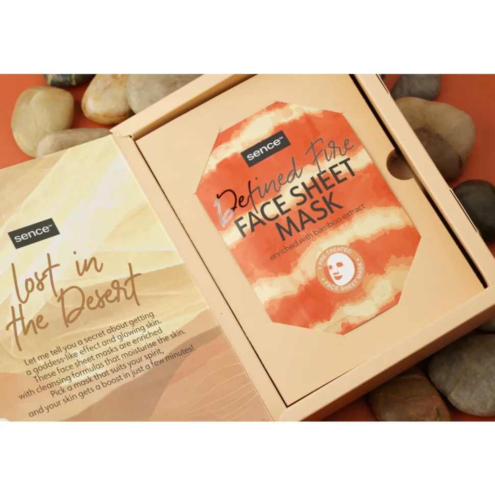 Sence Collection Sheet Gezichtsmaskers Geschenkset Lost in the Desert 1 set