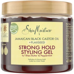 Shea Moisture Strong Hold Styling Gel Jamaican Black Castor Oil + Flaxseed 431 ml
