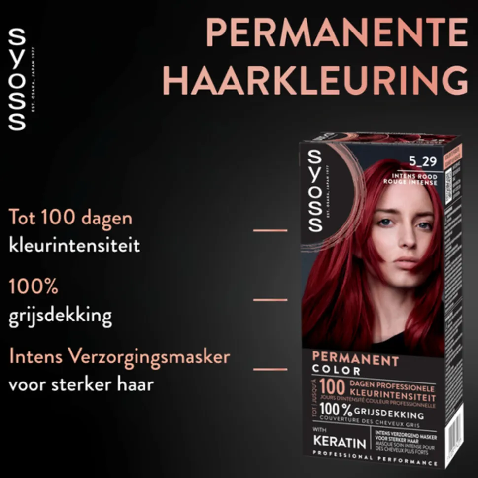 Syoss Baseline Haarverf 5-29 Intens Rood