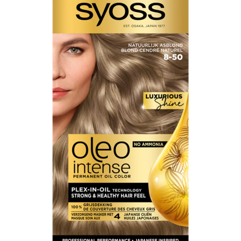 Syoss Color Oleo Intense 8-50 Natuurlijk Asblond
