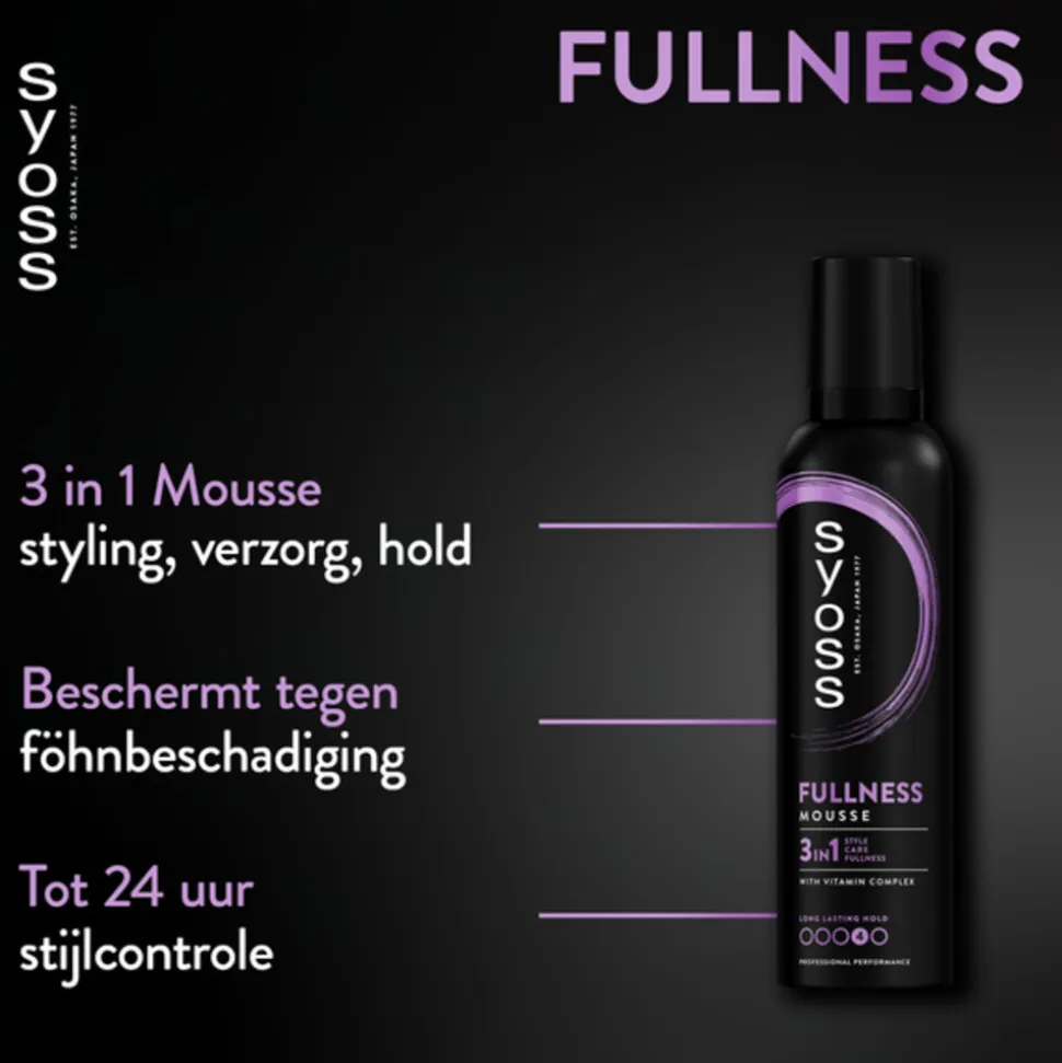 Syoss Fullness Haarmousse 250 ml