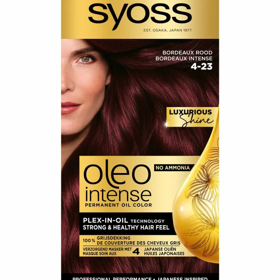 Syoss Oleo Intense Haarverf 4-23 Bordeaux Rood