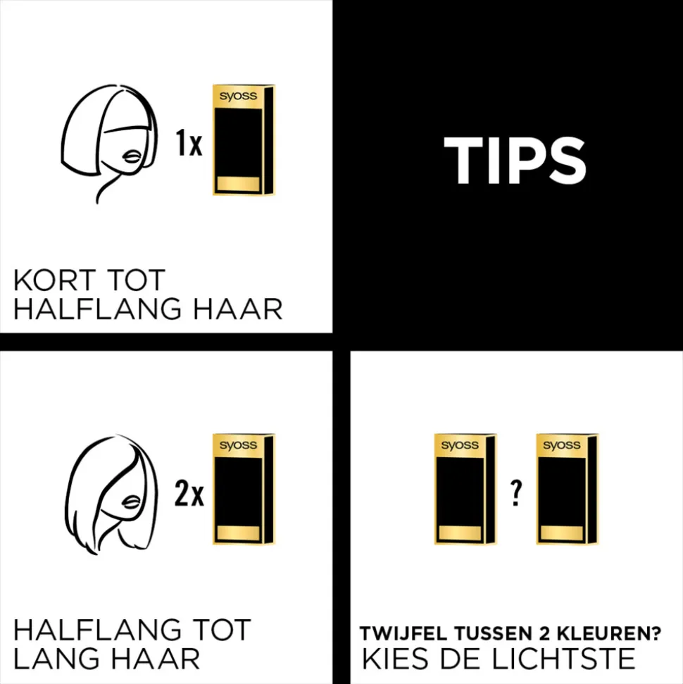 Syoss Oleo Intense Haarverf 2-10 Bruinzwart