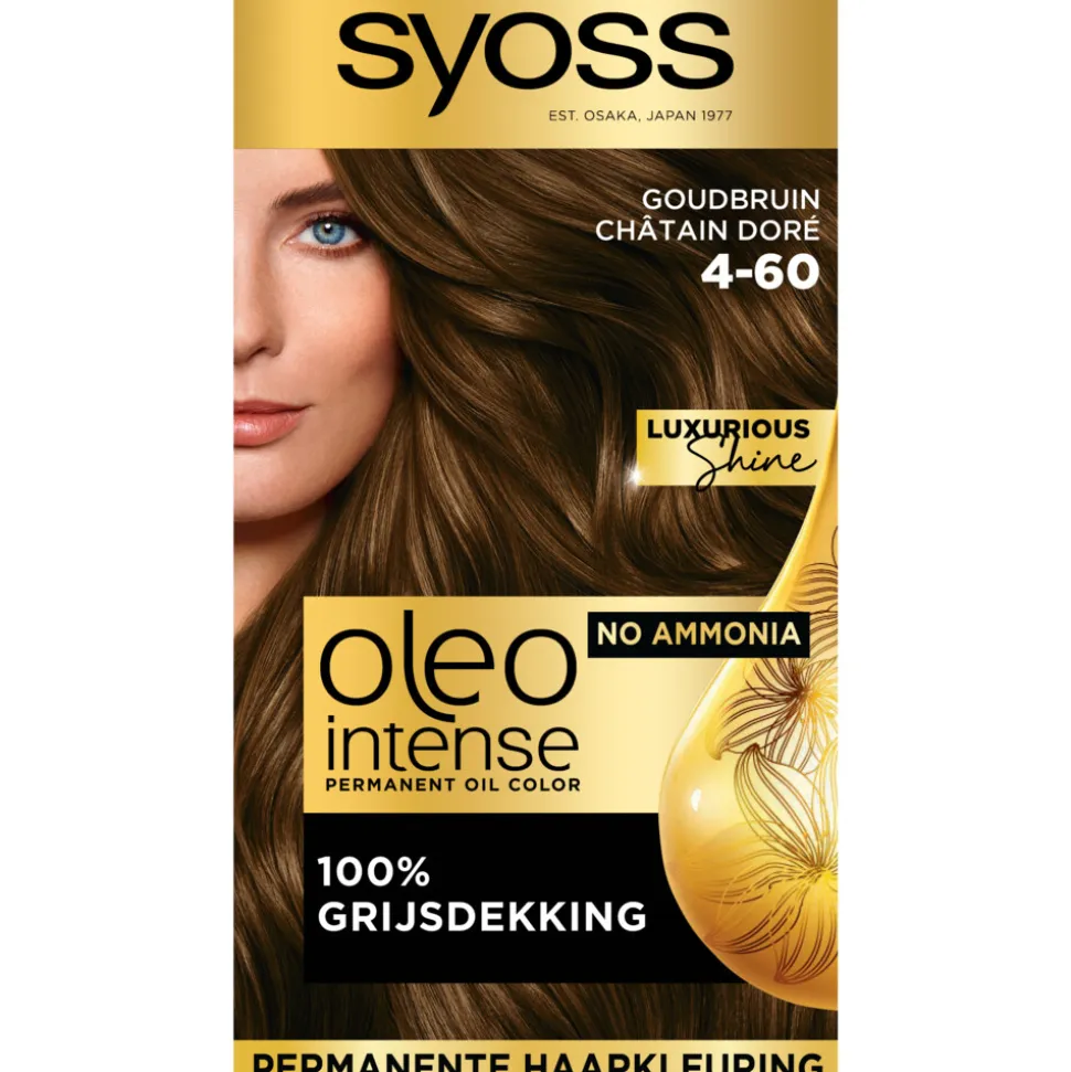 Syoss Oleo Intense Haarverf 4-60 Goudbruin