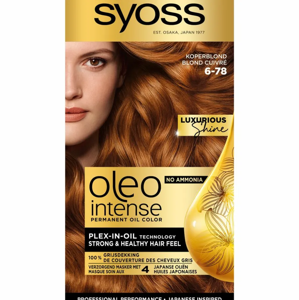 Syoss Oleo Intense Haarverf 6-78 Koperblond