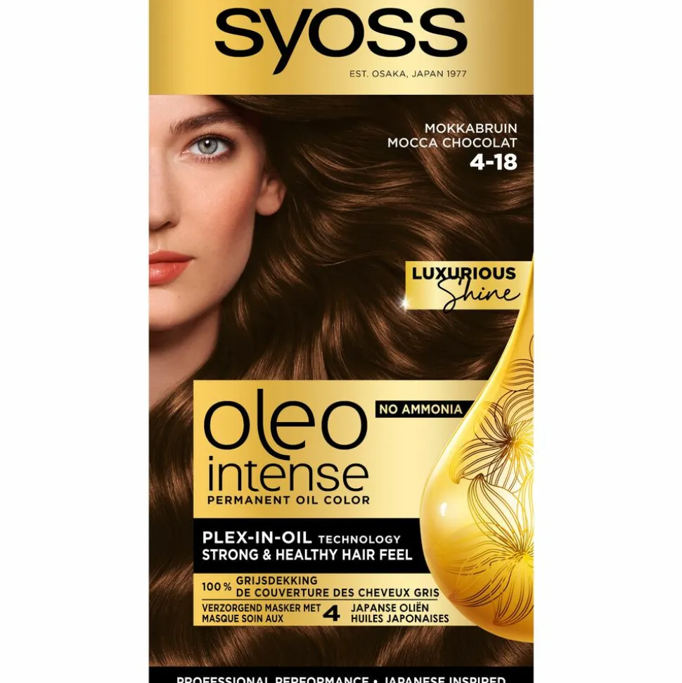 Syoss Oleo Intense Haarverf 4-18 Mokkabruin